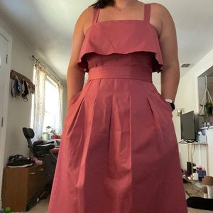 ANTONIO MELANI deep rose dress size 8